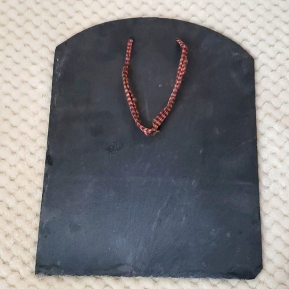 Gently used painted decorative slate sign 12×9 cute decorative heavy - Picture 2 of 3